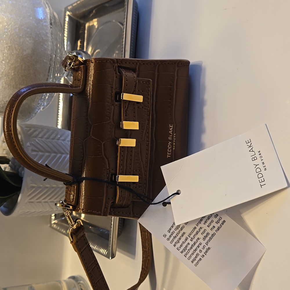 Teddy Blake Brown Ava Micro Bag - Picture 2 of 4